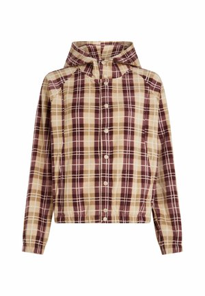 O'Neill, O'RIGINALS SUPERFLEECE HOODIE - Fleecejas - beige check flannel