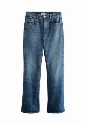 Next, HIGH RISE STRETCH - Sirgete säärtega teksad - dark blue