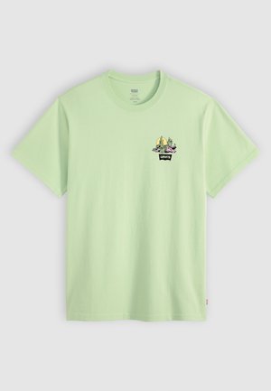 Levi's® RELAXED FIT TEE  - Print T-shirt - foam green
