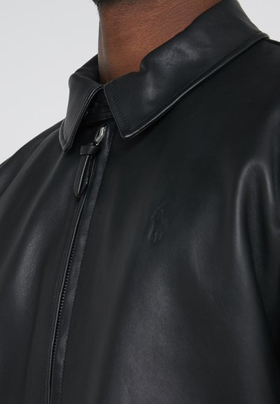Polo Ralph Lauren MAXWELL - Kožená bunda - black