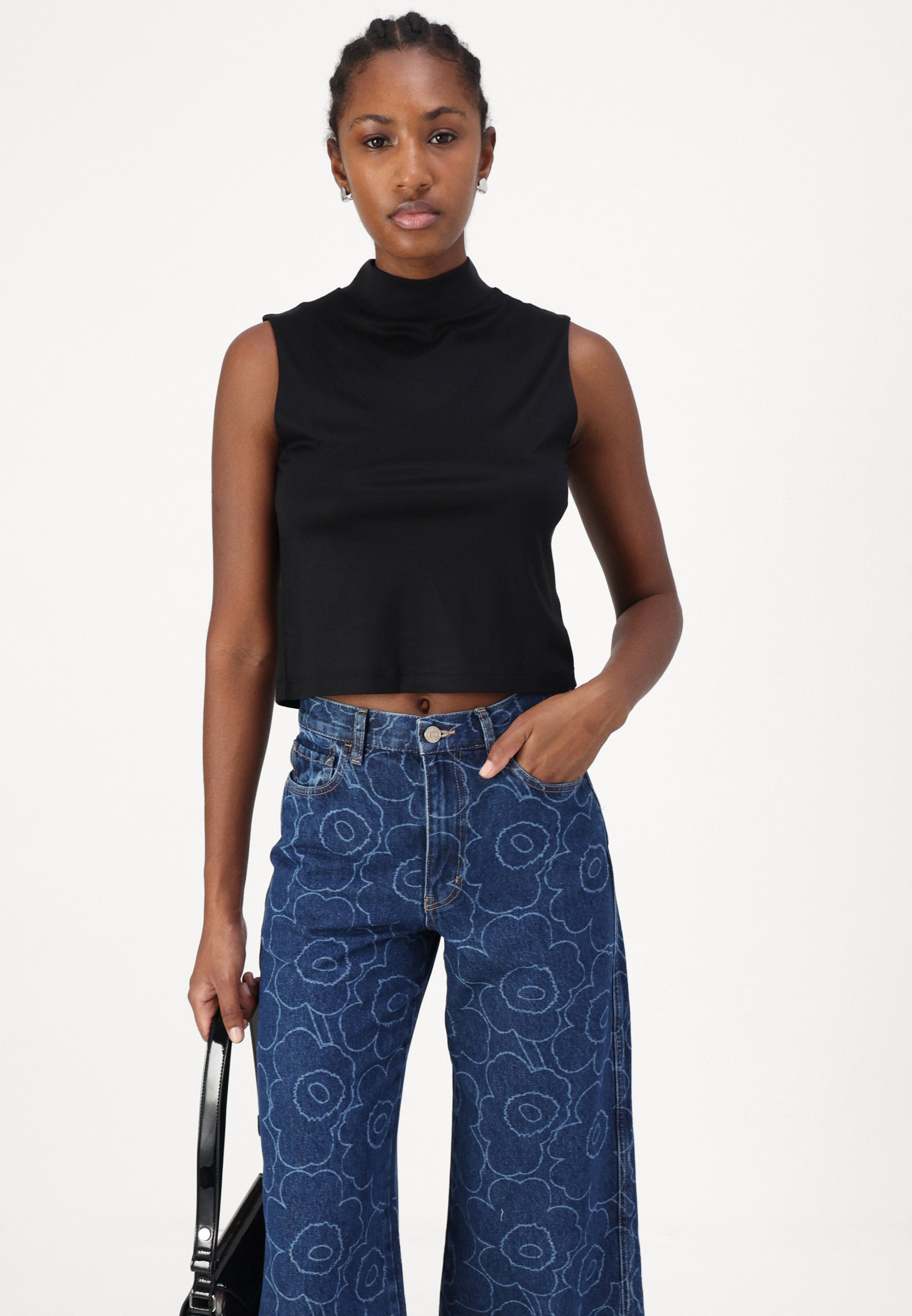 Marimekko Relaxed fit jeans - unikko denim/blue denim