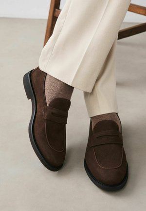 Next, REGULAR FIT - PENNY LOAFERS - Slip-ons - brown