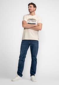 Petrol Industries T-shirt print - ecru