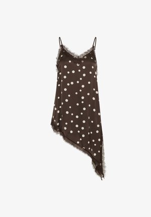 Culture, CUDOTTY BERNA STRAP - Débardeur - brown whitecap dot