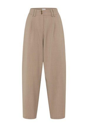 BRAX, STYLE MEGAN S - Trousers - warm greige