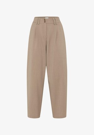 BRAX, STYLE MEGAN S - Trousers - warm greige
