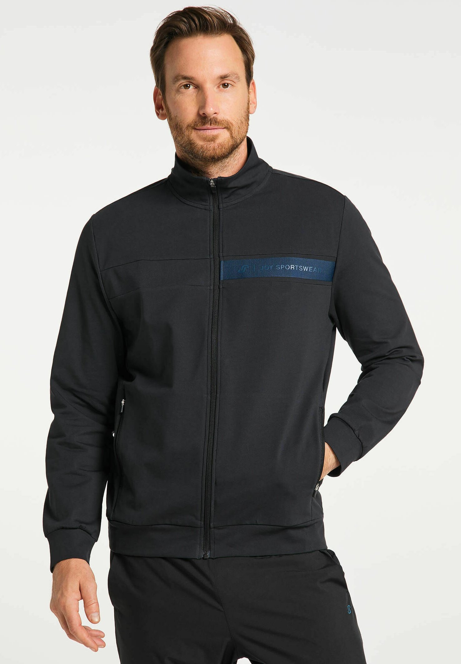 Joy Sportswear Kiran Herren-Jacke – Leichte Trainingsjacke Mit Reißverschluss, Stehkragen Und Taschen – Ideal Für Sport & Freizeit