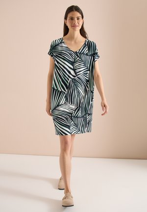 Cecil, KNIELANGES KLEID MIT ROUNDED V-NECK - Vestito casual - universal blue