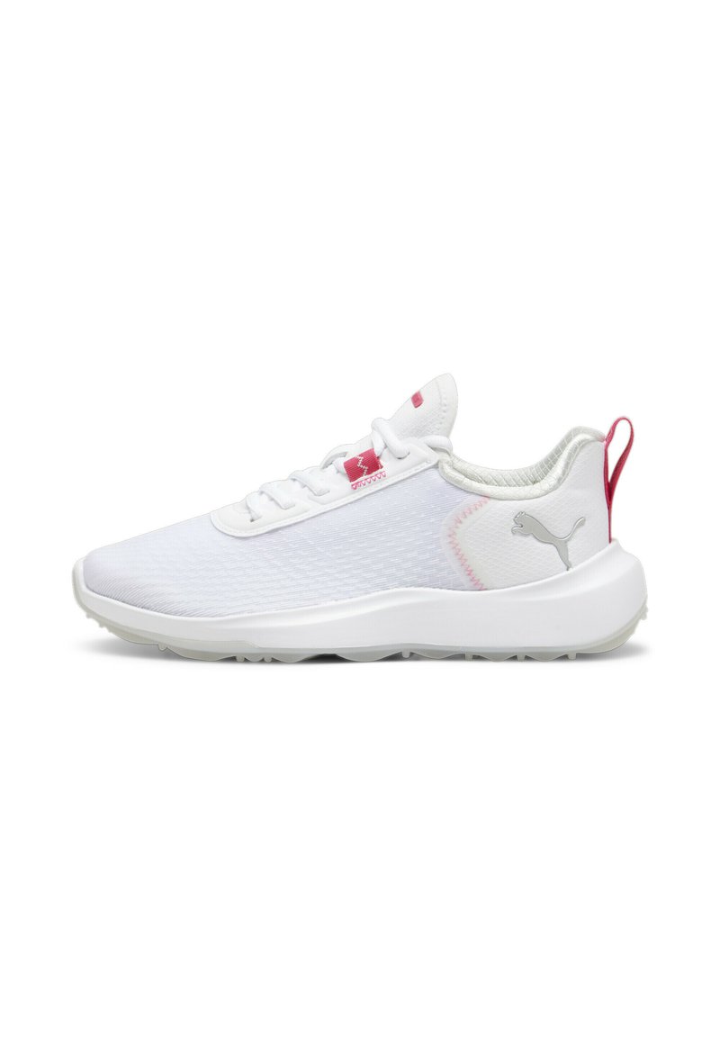 Puma Golf - FUSION CRUSH SPORT - Golfschoenen - white garnet rose, Vergroten