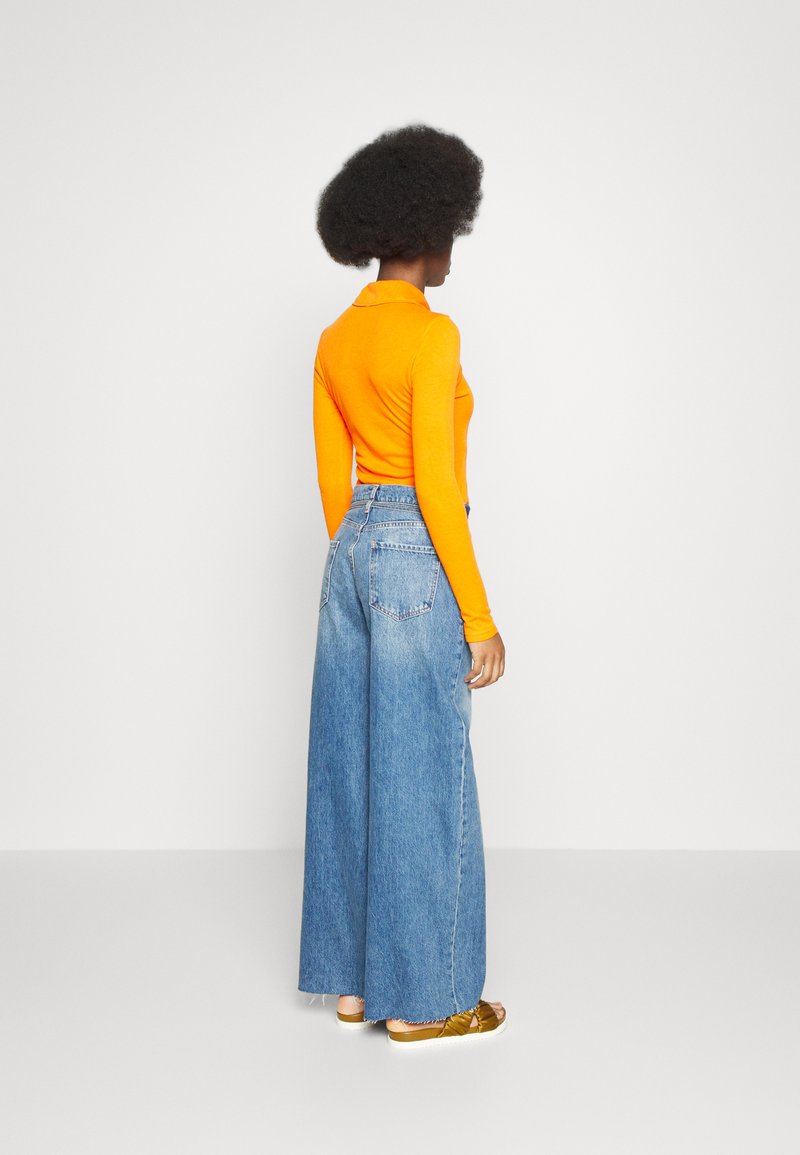 Damen Kleider | Frame Denim HIGH RISE BAGGY PANT RAW AFTER Jeans Relaxed Fit mykonos/blue denim - LR80741 Damen Kleider | Frame Denim HIGH RISE BAGGY PANT RAW AFTER Jeans Relaxed Fit mykonos/blue denim - LR80741