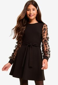 Lipsy FLOWER SLEEVE - REGULAR FIT - Cocktailkleid/festliches Kleid - black