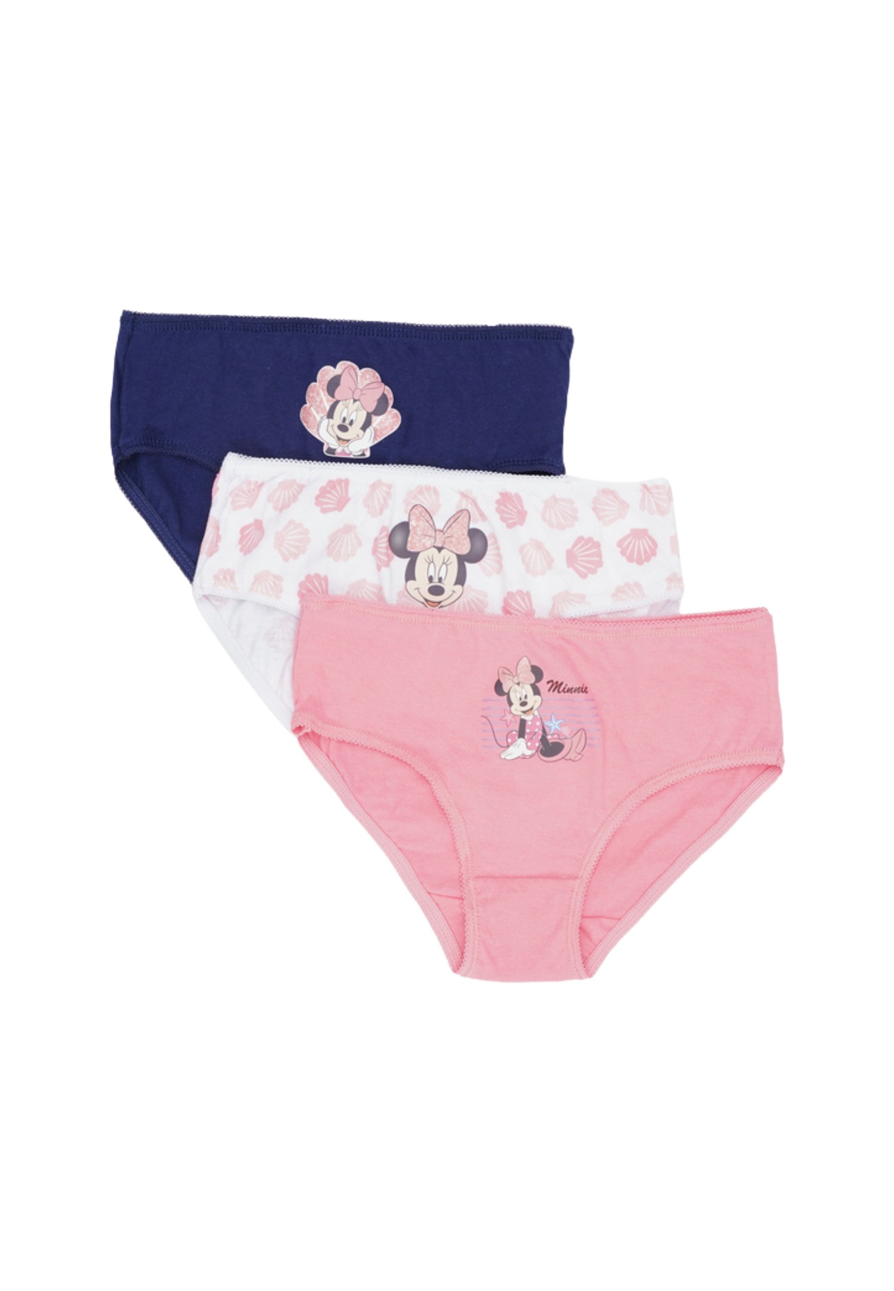 Disney MINNIE 3ER PACK Slip blue pink white/blu