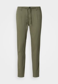 DRAWSTRING PANTS - Bukse - olive