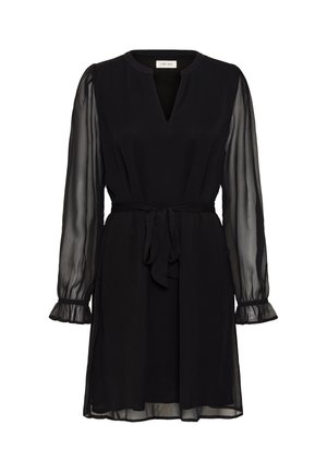Cream, CRYUNA LS SHORT DRESS - Robe de jour - pitch black