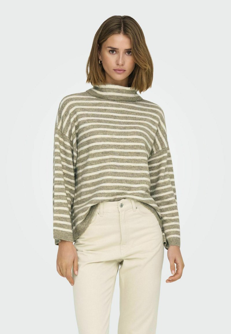 ONLY Strickpullover - weathered teak