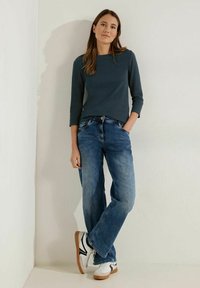 Cecil UNIFARBE - Langarmshirt - blau