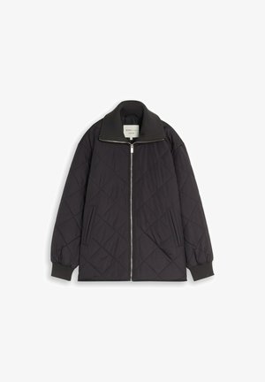 TOM TAILOR DENIM, TOM TAILOR DENIM JACKEN STEPPJACKE MIT STEHKRAGEN - Giacca da mezza stagione - coal mine grey