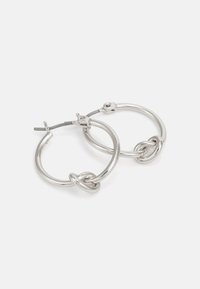 DKNY KNOT HOOP - Náušnice - silver-coloured