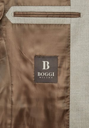 Boggi Milano HERRINGBONE SET - Completo - taupe