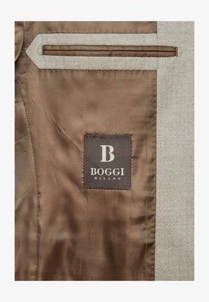 Boggi Milano HERRINGBONE SET - Completo - taupe