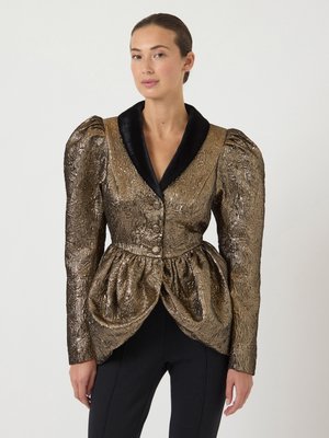 YAS YASBIANCA - Žakete - black/bronze-coloured