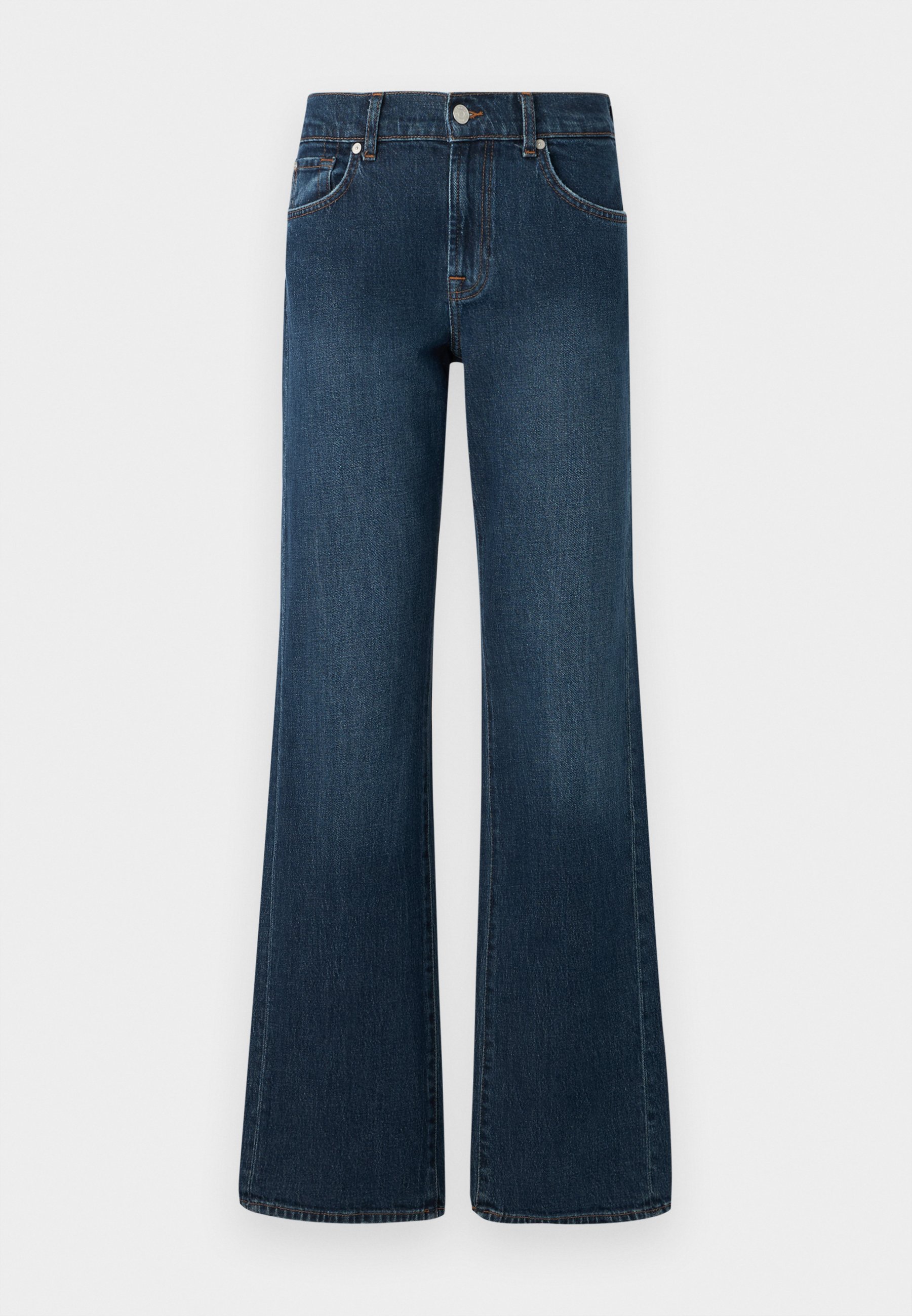 7 for all mankind TESS - Wide leg/ciemnoniebieski - Zalando.pl