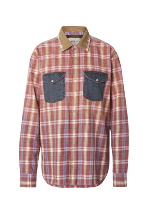 Replay, HEMD FP - Chemise - red azure brown ecru yellow