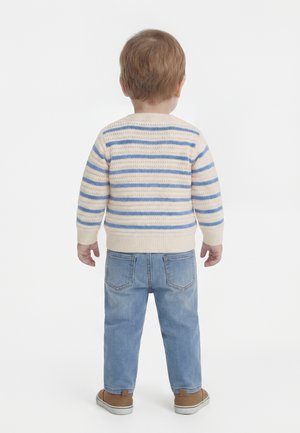 STRIPE CARDI UNISEX - Kardigán - dark blue