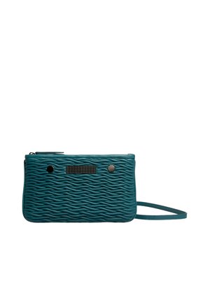 MINI WAVY - Cross body bag - turquoise