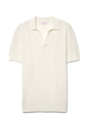 Calliope, T-SHIRT TINTA UNITA - Polo - bianco lana