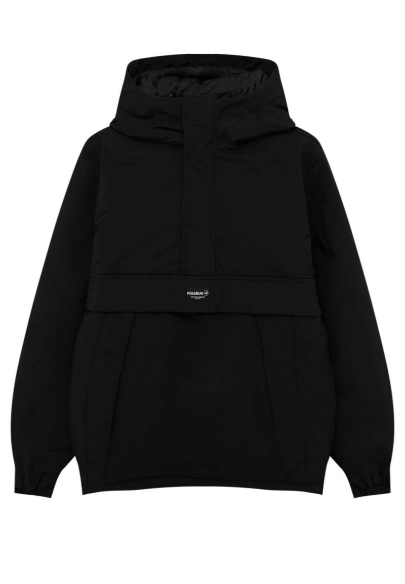 PULL&BEAR Jas gemêleerd zwart