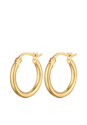 BASIC BOLD HOOPS - Øreringe - gold-coloured