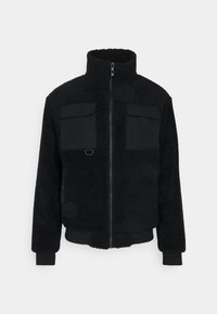 Antony Morato REGULAR FIT IN FAUX FUR FABRIC WITH COTTON BLEND AS CONTRAST - Vinterjakke - black