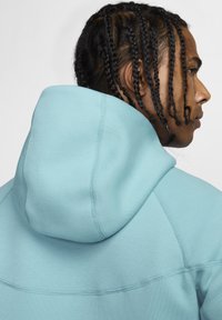 Nike Sportswear TECH - Zip-up sweatshirt - denim turquoise black