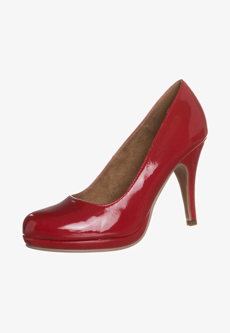 Suede Talon Escarpins Rouge Tamaris Tamaris Escarpins Rouge