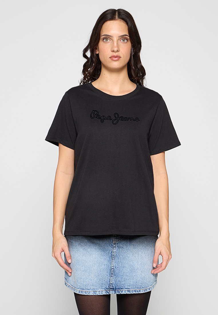 Pepe Jeans T-shirt print zwart
