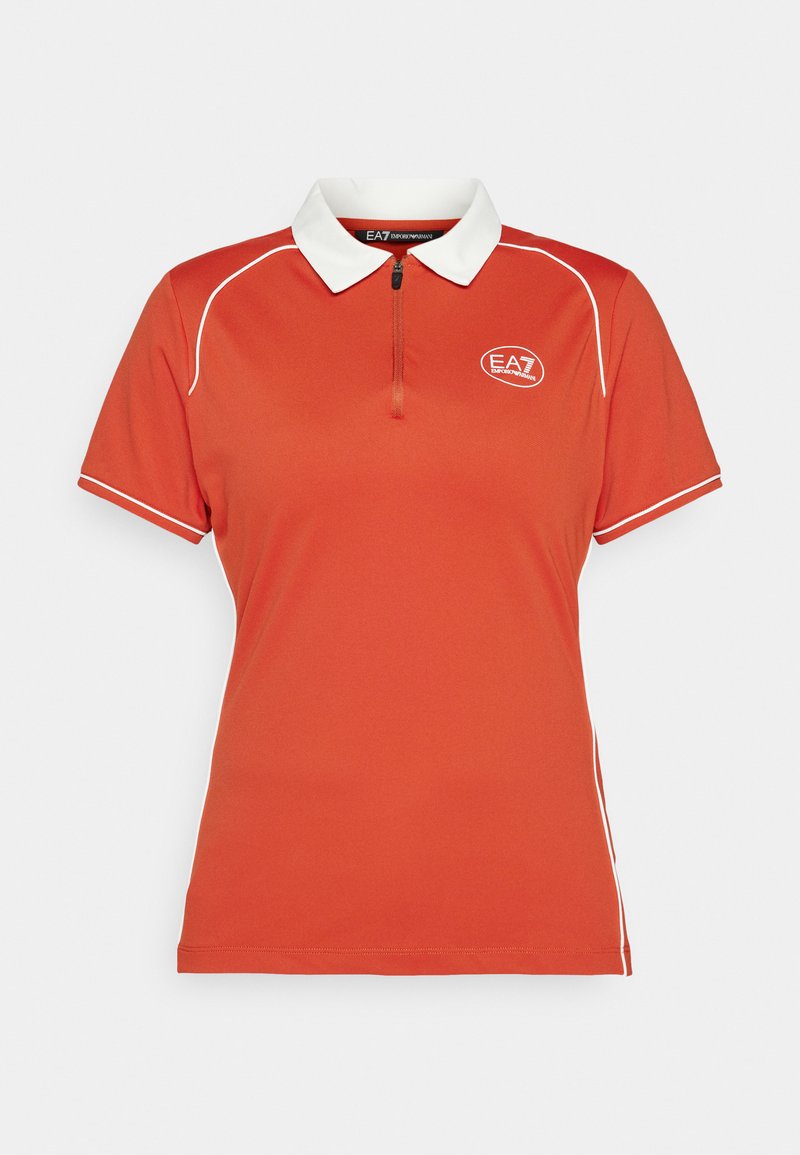 EA7 Emporio Armani Poloshirt rood