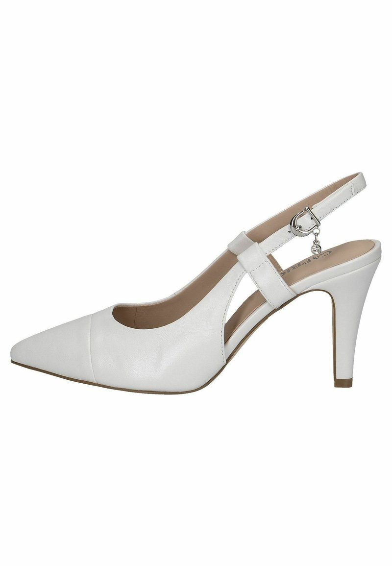 Caprice Højhælede pumps - white perlato