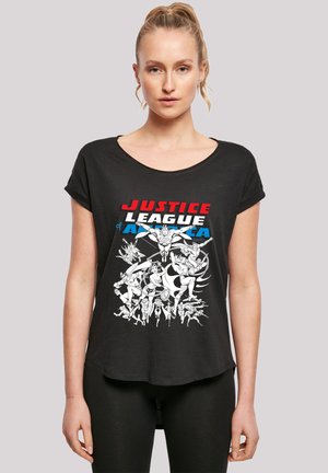 F4NT4STIC DC COMICS JUSTICE LEAGUE SUPERHELDEN MONO ACTIO - T-shirts med print - black