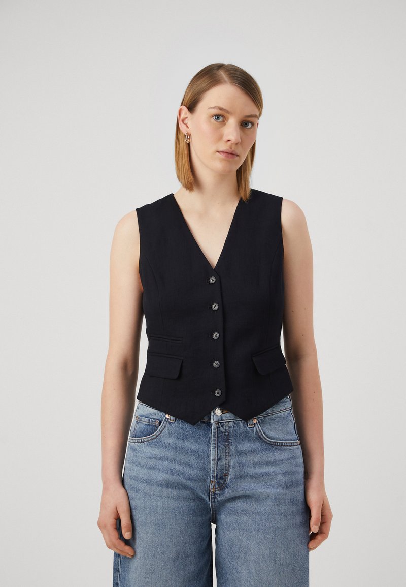 DKNY VEST - Veste - black