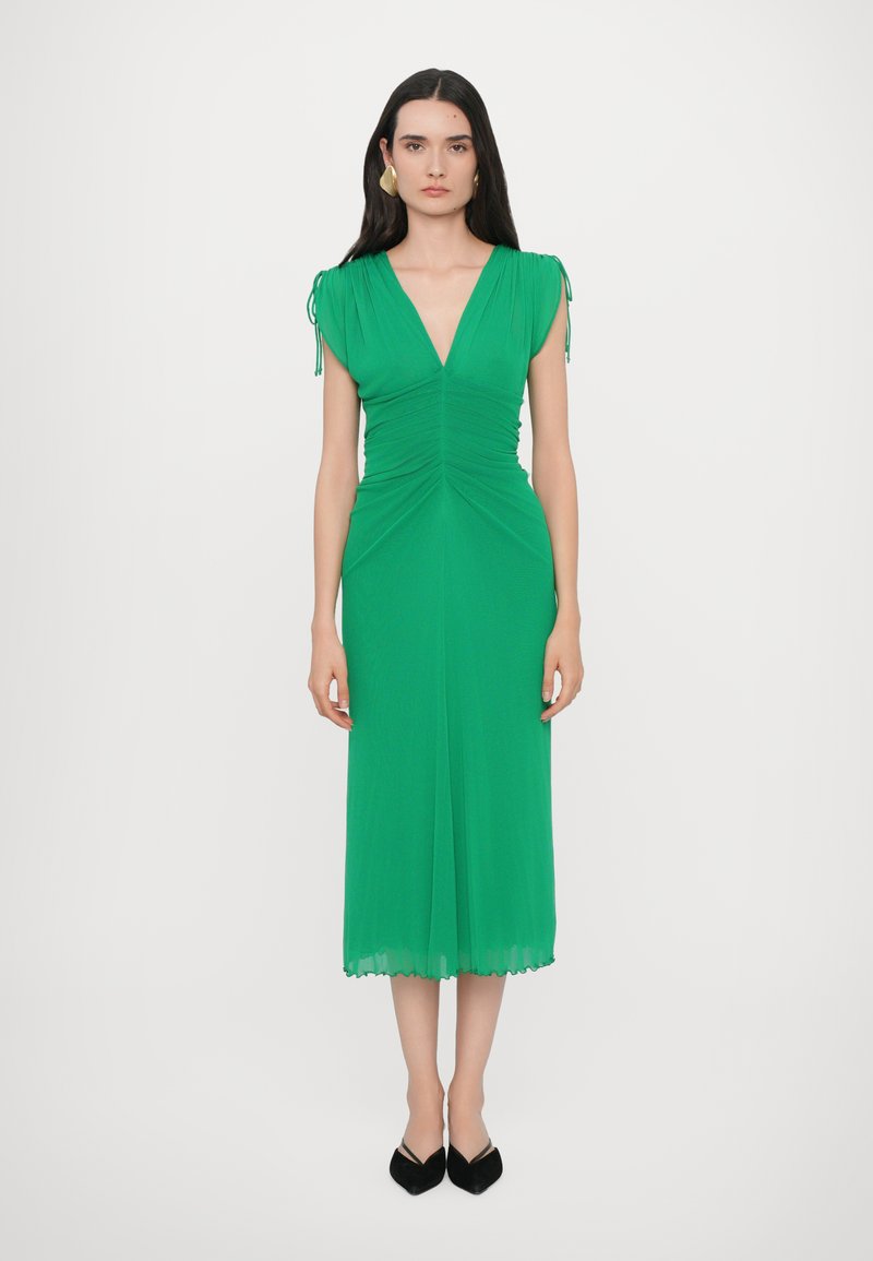 slim fit dress slacks Charlotte Pocket Dress : Sage Green – OZiSS main image 0