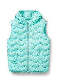 United Colors Of Benetton Veste Garçon - Couette Légère Imitation Plume Avec Logo Et Profils En Lycra