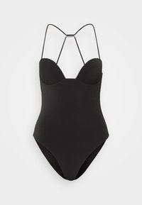 PADDED ONE PIECE - Kopalke - black