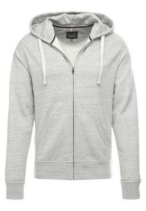 Blend BHBHALTON ZIPTHROUGH SWEATSHIRT - Felpa con zip - stone mix