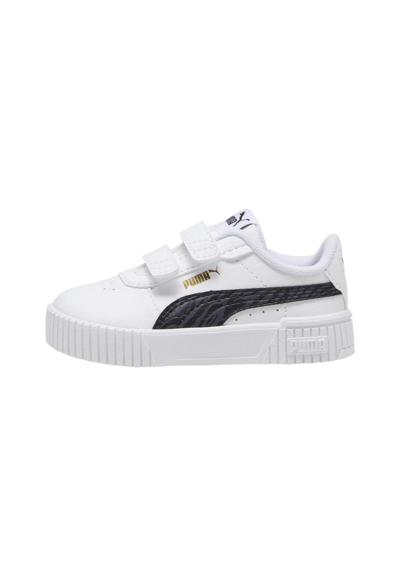 Puma BASKET  ZEBRA - Scarpe primi passi - blanc noir