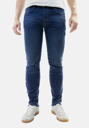 MIT DESIGN FALTEN - Jeans Slim Fit - blau