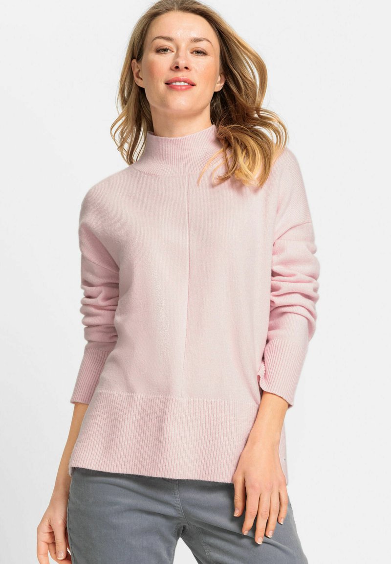 Olsen LANGEN ÄRMELN - Strickpullover - rosa
