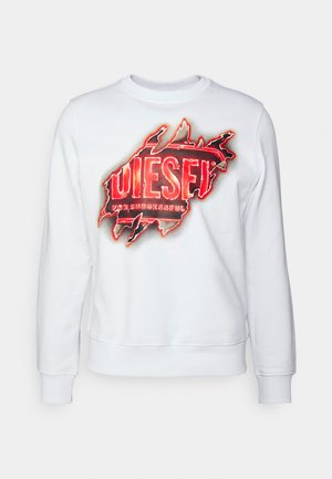 Diesel S GINN E9 UNISEX - Sweatshirt - white