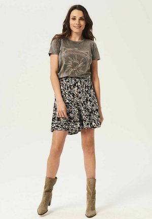 Print T-shirt - antracite
