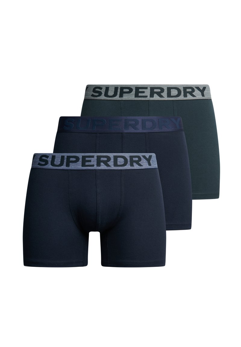 Superdry & Co 3ER PACK - LOGOBUND - Calzoncillos - dunkelblau